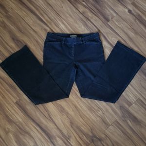 Ann Taylor modern fit black dress pants. Boot cut